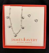 James Avery Sterling Silver "Heart Drops" Gift Set 202//217